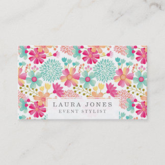 Carte De Rendez-vous Styliste Floral Dames Designer