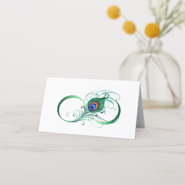 Carte De Rendez-vous Symbole de l'Infinity (Devant)