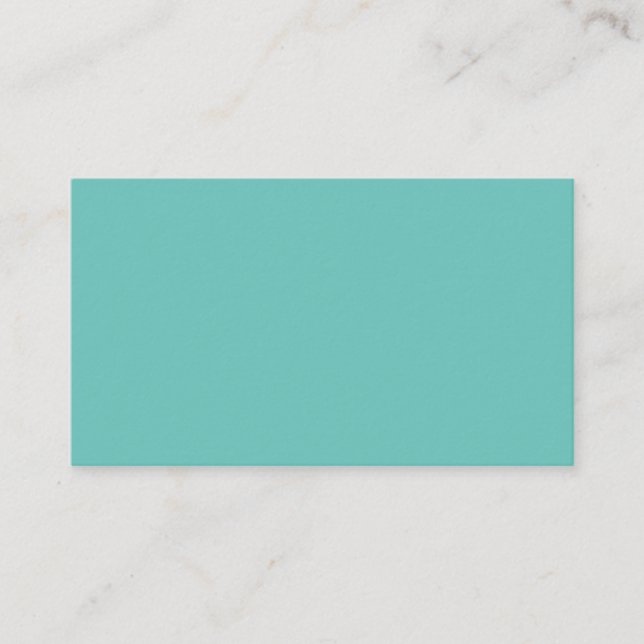 Carte De Rendez-vous Turquoise léger #6BC388, demi-cuit (Devant)