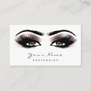 Carte De Rendez-vous Un artiste de maquillage de Parties scintillant Ro