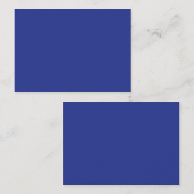 Carte De Rendez-vous Un fond bleu uni sans autre élément visible (Devant / Derrière)
