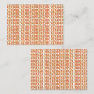 Carte De Rendez-vous Un tapis orange avec un motif texturé est posé à p