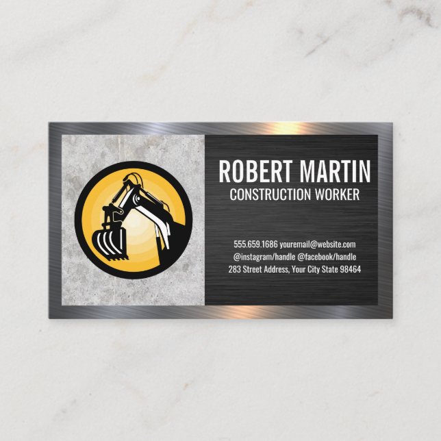 Carte De Rendez-vous Véhicule de construction | Dozer (Devant)