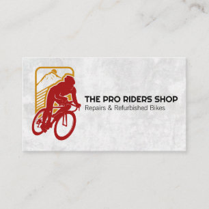 Carte De Rendez-vous Vélo équitation sur la piste