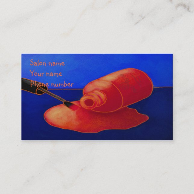 Carte De Rendez-vous Vernis renversé (Devant)