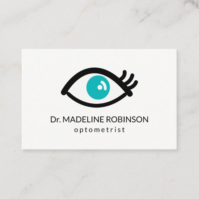 Carte De Rendez-vous Yeux (Devant)
