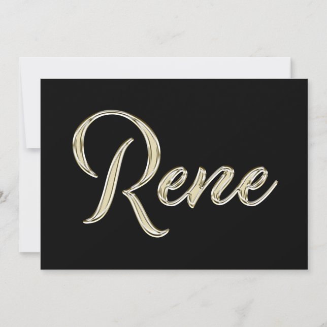 Carte de Rene White Gold (Devant)