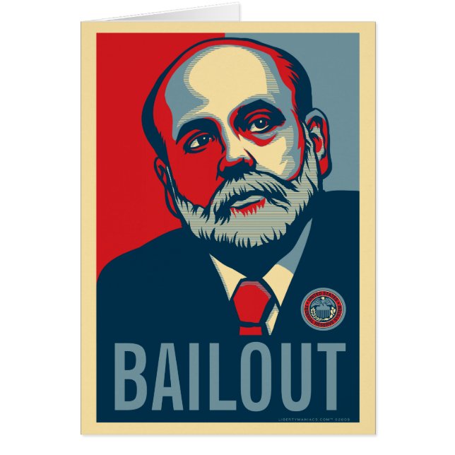 Carte de renflouement de Ben Bernanke (Devant)