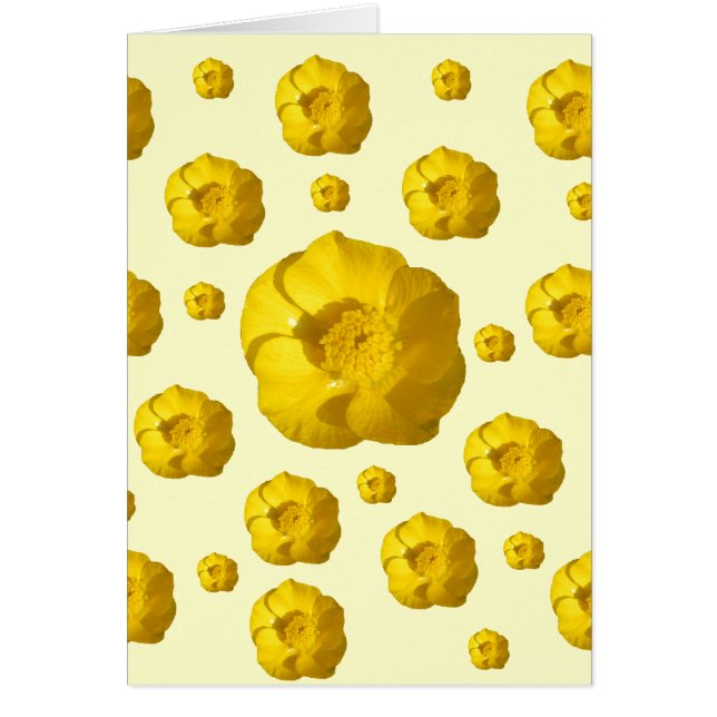 Carte de renoncules (Devant)