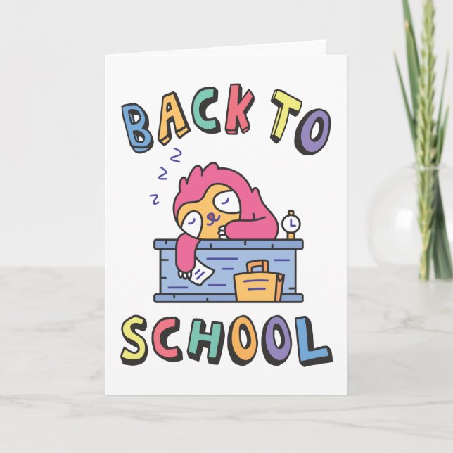 Carte de rentrée scolaire (Devant)