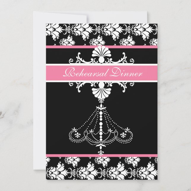 Carte de répétition du lustre rose (Devant)