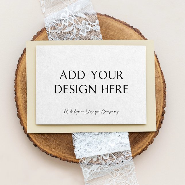 Carte de réponse 3,5x5" pour une enveloppe horizon (Créateur téléchargé)