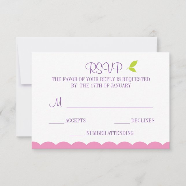 Carte de réponse à la chouette (Devant)