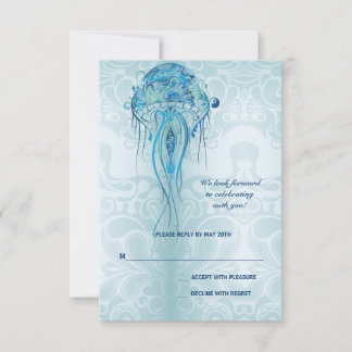 Carte de réponse à la méduse aquatique