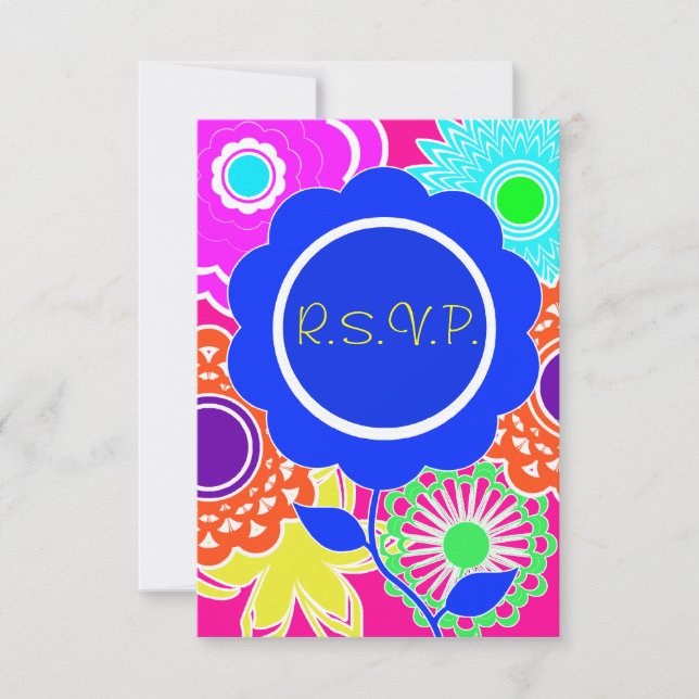 Carte de réponse à l'alimentation des fleurs (Devant)