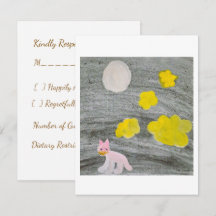 Carte de réponse à l'aventure de minuit Kitty