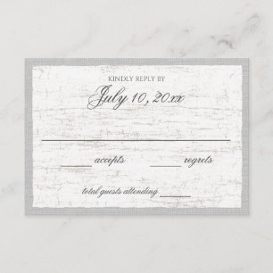 Carte de réponse à l'écorce de bouleau et au bois