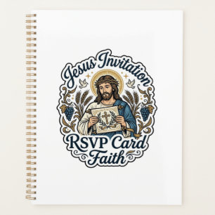 Carte de réponse à l'invitation de Jésus Foi Invit