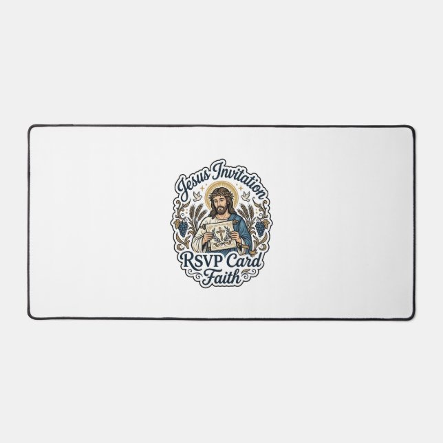 Carte de réponse à l'invitation de Jésus Foi Invit (Recto)