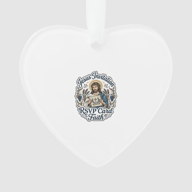 Carte de réponse à l'invitation de Jésus Foi Invit (devant)