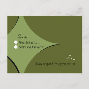 Carte de réponse Amsterdam : Olive