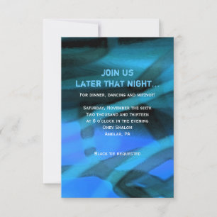 Carte de réponse Bat mitzvah de la barre d'état WA