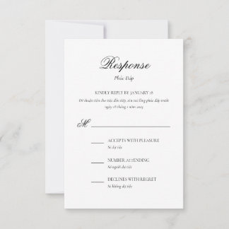 Carte de réponse bilingue vietnamienne