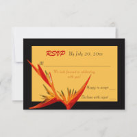 Carte de réponse Bird of Paradise