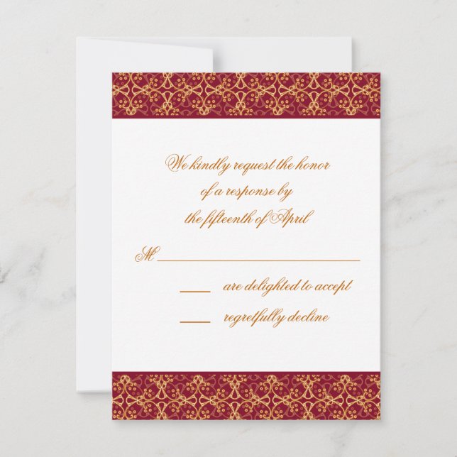 Carte de réponse Cluster Rouge Baies (Devant)