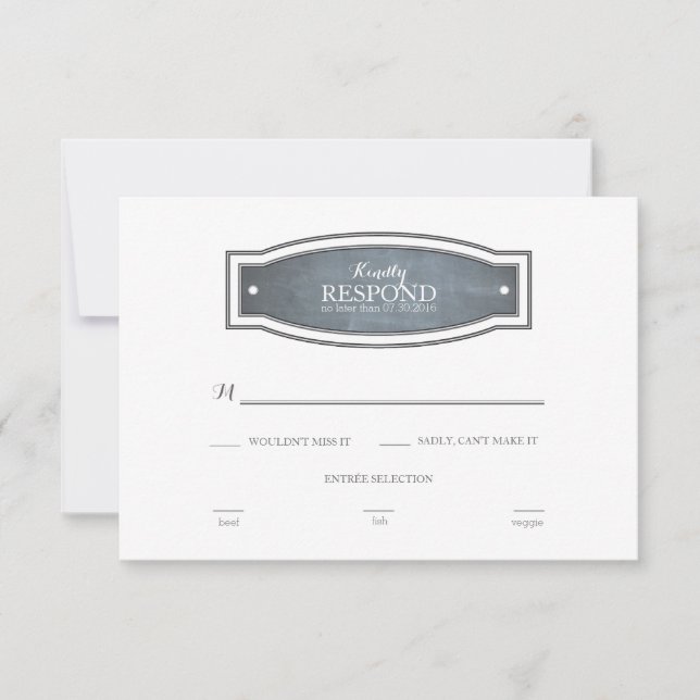 Carte de réponse de badge de tableau de bord (Devant)