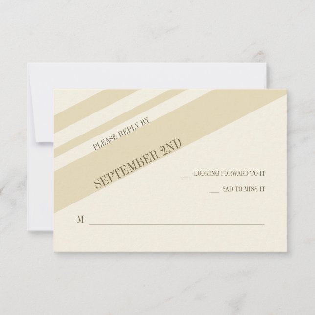 Carte de réponse de bande (Devant)