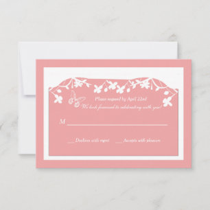 Carte de réponse de la prairie à papillons