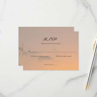 Carte de réponse de mariage