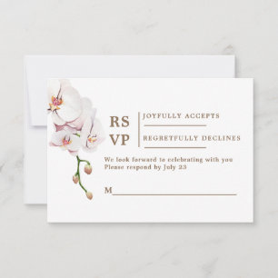carte de réponse de mariage bohème