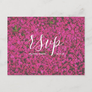 Carte de réponse de mariage   Carte postale de fle