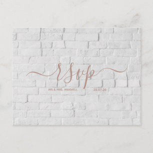 Carte de réponse de mariage   Carte postale écritu