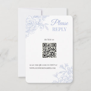Carte de réponse de mariage en chinoiserie de porc