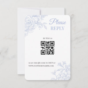 Carte de réponse de mariage en chinoiserie de porc