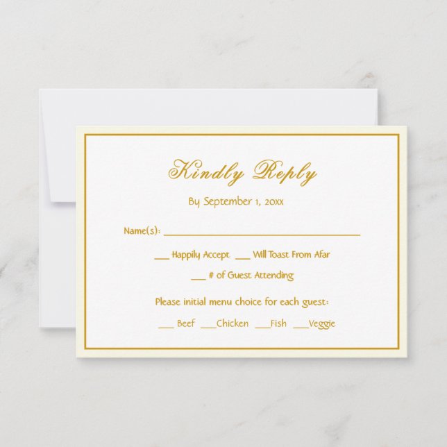 Carte de réponse de mariage RSVP des Merles bleus (Devant)