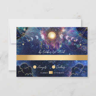 Carte de réponse de phase de lune céleste