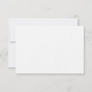 Carte de réponse de RSVP de mariage ultra épaisse