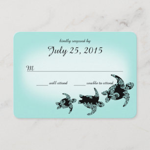 Carte de réponse des tortues marines