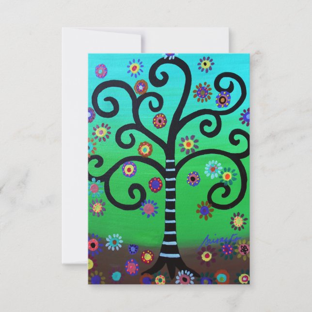 Carte de réponse du Bat mitzvah de barre RSVP (Devant)
