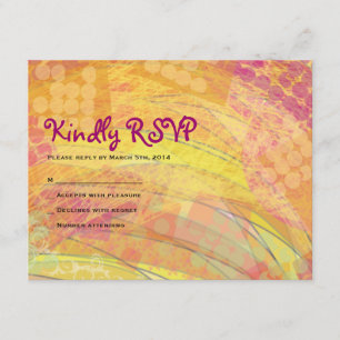 Carte de réponse du Bat mitzvah DREAMER