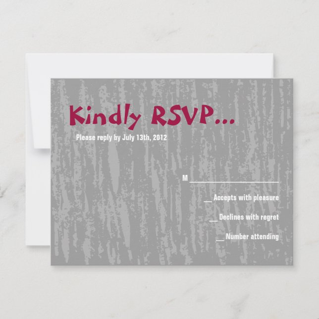 Carte de réponse du Bat mitzvah Hora Chair Dance B (Devant)