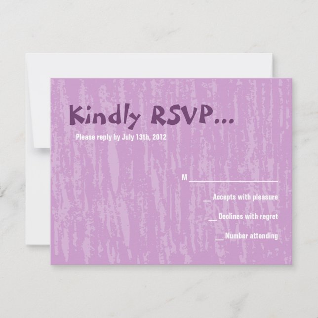 Carte de réponse du Bat mitzvah Hora Chair Dance B (Devant)