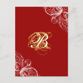 Carte de réponse du mariage Enregistrer la date Ca