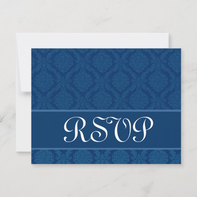 Carte de réponse du Mariage RSVP (Devant)
