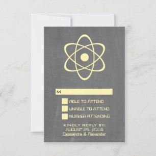 Carte de réponse du tableau jaune atomique