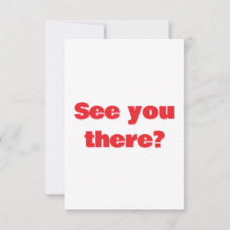 Carte de réponse en typographie rétro